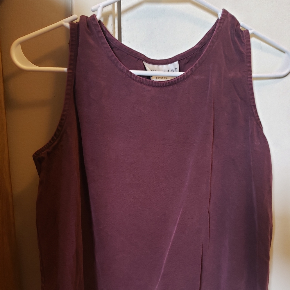 Dark Red Tank Top